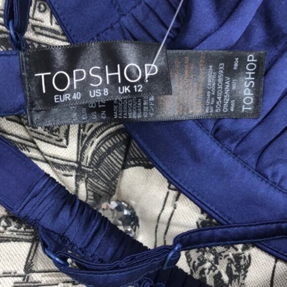 Topshop Satin Stripe Bralet - Picture 6 of 8
